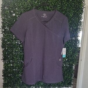 Cherokee Short Sleeve Purple Top